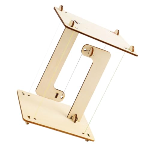 BESTonZON Hängendes Spielzeug Wissenschaftsspielzeug Diy Physikspielzeug Für Erwachsene Bausätze Ersatz Wissenschaftsspiel Holzlehrspielzeug Beige von BESTonZON