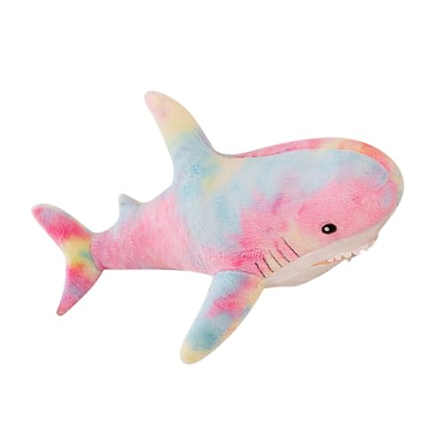 BESTonZON Hai-Kissen süße plüschtiere Cute Kuscheltier Lustiges Plüschtier Shark plushies Niedliches Kuscheltier Hai- für Hai-Plüschpuppe Bettwurfkissen PP Baumwolle Colorful von BESTonZON