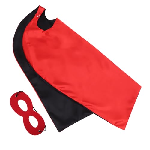 BESTonZON Halloween Cosplay Kostümset für Umhang mit Maske Doppelseitiger Umhang für Halloween und Kostümpartys für Rollenspiele und Geburtstagsfeiern BESTonZON Halloween Cosplay Kostümset für Umhang mit Maske Doppelseitiger Umhang für Halloween und Kostümpartys für Rollenspiele und Geburtstagsfeiern von BESTonZON