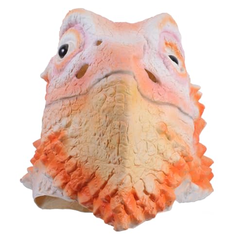 BESTonZON Halloween Eidechsen Maske Cosplay Tierkopf Kostüm Party Zubehör Einfache Passform für Erwachsene BESTonZON Halloween Eidechsen Maske Cosplay Tierkopf Kostüm Party Zubehör Einfache Passform für Erwachsene von BESTonZON