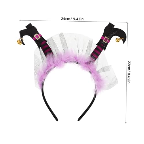 BESTonZON Halloween Haarreif Hexenfuß Stirnband Leicht und Bequem Strapazierfähiges Kunststoff und Stoffmaterial Modisches Party Cosplay Accessoire für Halloween Kostüme Passend für BESTonZON Halloween Haarreif Hexenfuß Stirnband Leicht und Bequem Strapazierfähiges Kunststoff und Stoffmaterial Modisches Party Cosplay Accessoire für Halloween Kostüme Passend für von BESTonZON