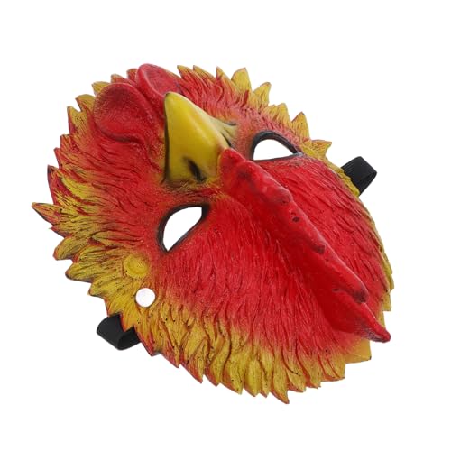 BESTonZON Halloween Hahn Maske Realistische PU Tierkopfmaske Leicht und Sicher für Kostümpartys Halloween Cosplay und Outdoor-veranstaltungen Erwachsene und Festival von BESTonZON
