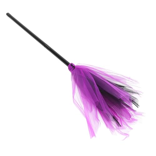 BESTonZON Halloween Hexenbesen Aus Abnehmbare Dekoration Für Kostümpartys Und Halloween Und Ideal Für Halloween Requisiten Und Cosplay Veranstaltungen von BESTonZON