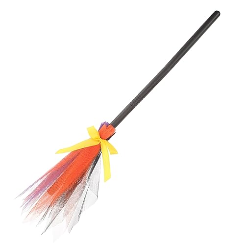 BESTonZON Halloween Hexenbesen für Abnehmbarer Cosplay Besen für Mädchen Dekorative Requisite für Halloween Party Leicht und Tragbar für Karneval und Maskeraden BESTonZON Halloween Hexenbesen für Abnehmbarer Cosplay Besen für Mädchen Dekorative Requisite für Halloween Party Leicht und Tragbar für Karneval und Maskeraden von BESTonZON
