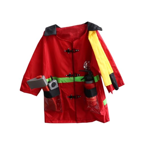 BESTonZON Halloween Kostü Feuerwehrmann Lustige Cosplay Kleidung Für Partybedarf Und Requisiten Für Halloween Und Geburtstagsfeiern von BESTonZON