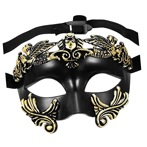 BESTonZON Halloween Krieger Halbgesichtsmaske Ägyptischer Stil Cosplay Kostüm für Parties Langlebige Dekoration für Halloween und Karneval BESTonZON Halloween Krieger Halbgesichtsmaske Ägyptischer Stil Cosplay Kostüm für Parties Langlebige Dekoration für Halloween und Karneval von BESTonZON