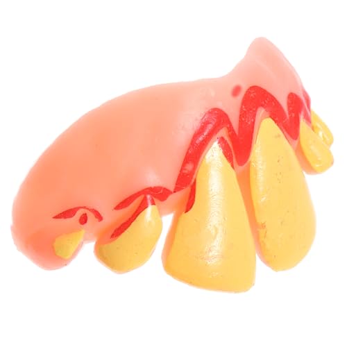BESTonZON Halloween Lustiger Zahnersatz Gummi Zähne Furniere Vorgeben Zähneklappern Aufziehspielzeug Kosmetische Zähne Gruseliges Halloween Zahnpasta Halloween-zähne Kosmetik Streich Plastik von BESTonZON
