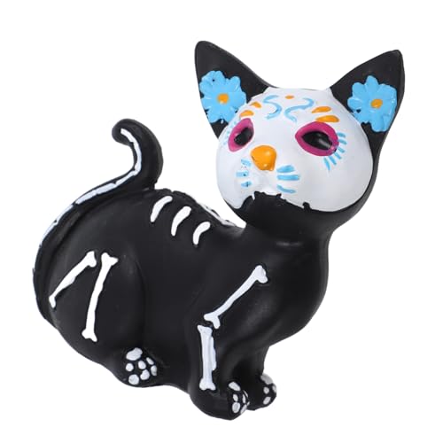 BESTonZON Halloween Party Für Tier Dekoration Halloween Dekoration Innenstatue Kleiner Garten Halloween Desktop Großer Geisterhund Dekoration Hund Für Figur Harz von BESTonZON