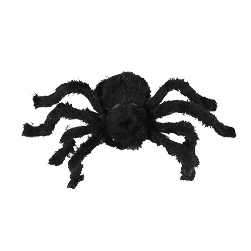BESTonZON Halloween-Plüsch-Spinne drinnen gefälscht Party hängend Halloween Scherzartikel Halloween Spinnen Halloween-Horror-Spinnendekorationen Halloween-Spinnendekoration Black von BESTonZON