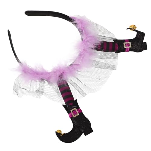 BESTonZON Halloween Stil Stirnband Halloween Party Tuch Kunststoff Halloween Beine Cosplay Haar Hoops von BESTonZON