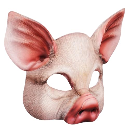 BESTonZON Halloween Tiermasken Horror Schweinemaske Tiermasken Schwein Halloween Kostüm Requisiten Schweinemaske Erwachsene Böse Schweine Maske Lustige Tiermaske BESTonZON Halloween Tiermasken Horror Schweinemaske Tiermasken Schwein Halloween Kostüm Requisiten Schweinemaske Erwachsene Böse Schweine Maske Lustige Tiermaske von BESTonZON