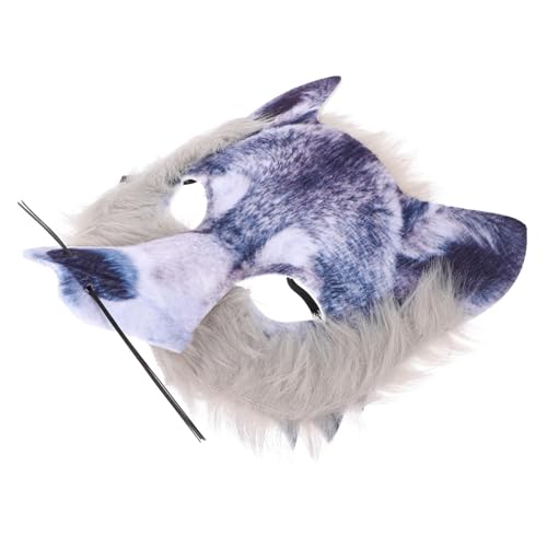 BESTonZON Halloween Wolf Maske aus Sicherem Vliesstoff und PE Leichte Halbgesichts Maske für Erwachsene für Halloween Karneval Kostümpartys und Cosplay Events BESTonZON Halloween Wolf Maske aus Sicherem Vliesstoff und PE Leichte Halbgesichts Maske für Erwachsene für Halloween Karneval Kostümpartys und Cosplay Events von BESTonZON