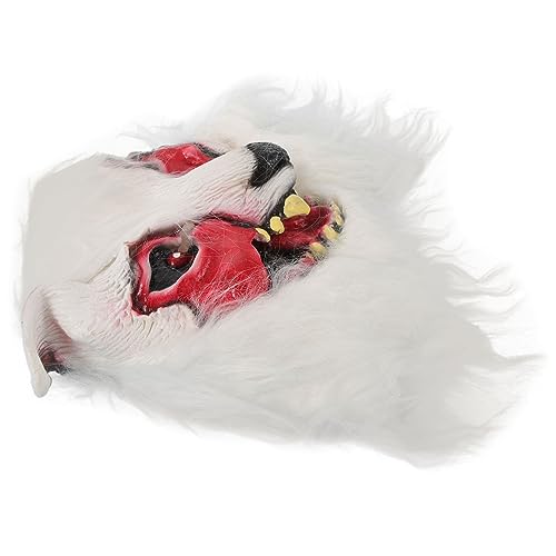 BESTonZON Halloween-Wolfskopfgesicht Maskerade-Party-Maske Tier-Cosplay-Kostüm beängstigende Masken Fuchsmaske halloween masken halloweenmaske Maskerade-Maske für Frauen Frauenmaske Emulsion von BESTonZON