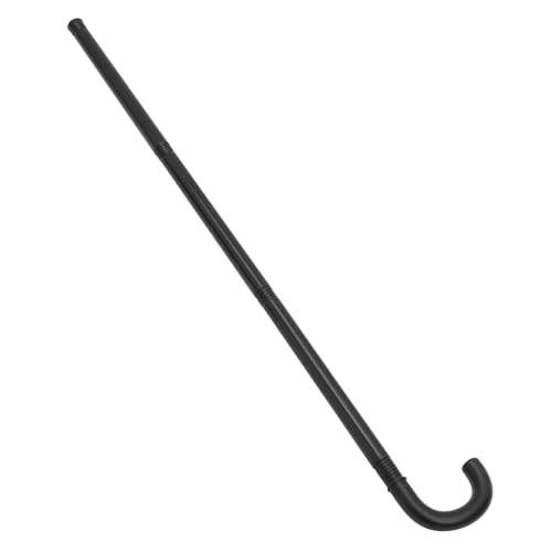 BESTonZON Halloween Zauberer Krücke Kunststoff Leichtes Robustes Party Bühnenrequisit Schwarz für Zauberer Cosplay und Halloween Feiern BESTonZON Halloween Zauberer Krücke Kunststoff Leichtes Robustes Party Bühnenrequisit Schwarz für Zauberer Cosplay und Halloween Feiern von BESTonZON