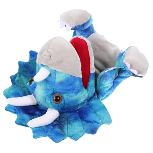 BESTonZON Handpuppe Dinosaurier Interaktive Plüschfigur für Kreatives zur Geschichtenerzähls und Rollenspiel Leicht und Tragbar für Jungen und Mädchen Blau BESTonZON Handpuppe Dinosaurier Interaktive Plüschfigur für Kreatives zur Geschichtenerzähls und Rollenspiel Leicht und Tragbar für Jungen und Mädchen Blau von BESTonZON