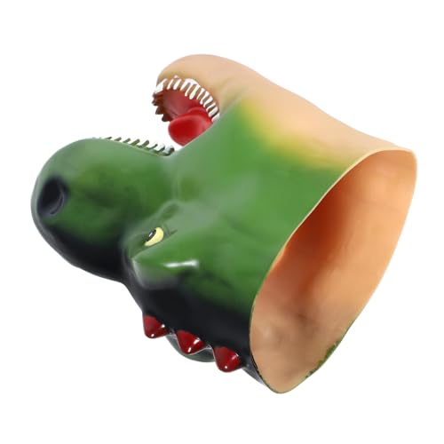 BESTonZON Handpuppe Kinderhandpuppe Nützliche Handpuppe Hand Tierpuppen Handpuppe Rollenspiel Kinderpuppen Handpuppen Für Erwachsene Grün Gummi von BESTonZON
