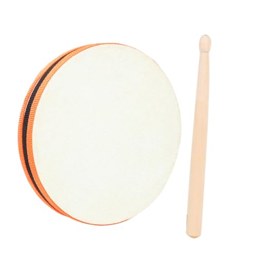 BESTonZON Handtrommel Holzfarbe Schlaginstrument Lernspielzeug mit Seilschutz Kanten für Frühe Musikalische und Spielspaß Geeignet für Kleinkinder und Vorschulkinder BESTonZON Handtrommel Holzfarbe Schlaginstrument Lernspielzeug mit Seilschutz Kanten für Frühe Musikalische und Spielspaß Geeignet für Kleinkinder und Vorschulkinder von BESTonZON