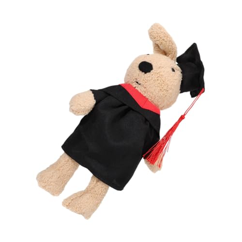 BESTonZON Hasenpuppe Puppe in Hasenform Kaninchen Plüschtier Kaninchen Gefüllte Puppe Hasen-stofftier Hase Gefüllte Puppe Häschen-plüschpuppen- Pp Baumwolle Brown von BESTonZON