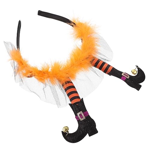 BESTonZON Hexenfuß-stirnband Party-stirnbänder Für Halloween Outfit Gruselige Halloween-dekorationen Gespenstisch Halloween-skelett-dekorationen Hexenkostüm Für Mädchen Maske Orange Plastik BESTonZON Hexenfuß-stirnband Party-stirnbänder Für Halloween Outfit Gruselige Halloween-dekorationen Gespenstisch Halloween-skelett-dekorationen Hexenkostüm Für Mädchen Maske Orange Plastik von BESTonZON