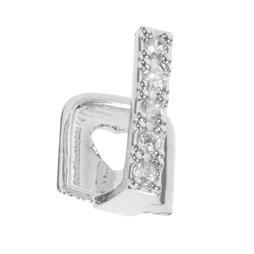 BESTonZON Hip Hop Metal Teeth Grill mit Diamantbesatz Einstellbarer Einzelschmuck für Ober oder Unterzahn Langlebiger Kupferlegierungszahn Komfortabel Stabil für Partys und Hip Hop Fans BESTonZON Hip Hop Metal Teeth Grill mit Diamantbesatz Einstellbarer Einzelschmuck für Ober oder Unterzahn Langlebiger Kupferlegierungszahn Komfortabel Stabil für Partys und Hip Hop Fans von BESTonZON