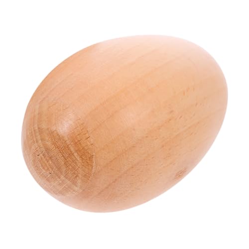 BESTonZON Hölzerne Sandeier Handtrommeln Für Montessori-musikinstrumente Sandspielzeug Aus Holz Percussion-Musical Maracas-Eier Musikalische Eier-Maracas Musikei Osterei Khaki BESTonZON Hölzerne Sandeier Handtrommeln Für Montessori-musikinstrumente Sandspielzeug Aus Holz Percussion-Musical Maracas-Eier Musikalische Eier-Maracas Musikei Osterei Khaki von BESTonZON