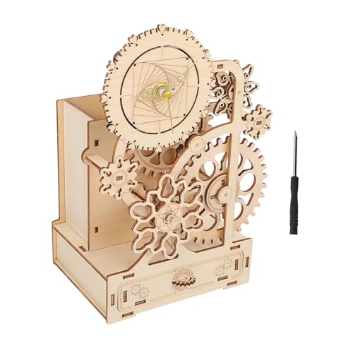 BESTonZON Holz DIY Puzzle Musikbox Stifthalter Mechanisches Holzspielzeug Bastelset für Erwachsene und Langlebig und Handgefertigt von BESTonZON