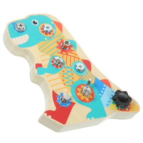 BESTonZON Holz Dinosaurier Schraubspielzeug mit Abnehmbaren Schrauben und Schraubendreher Stabiles Kinderspielzeug zur Kreativität und Feinmotorik Montessori Lernspielzeug BESTonZON Holz Dinosaurier Schraubspielzeug mit Abnehmbaren Schrauben und Schraubendreher Stabiles Kinderspielzeug zur Kreativität und Feinmotorik Montessori Lernspielzeug von BESTonZON