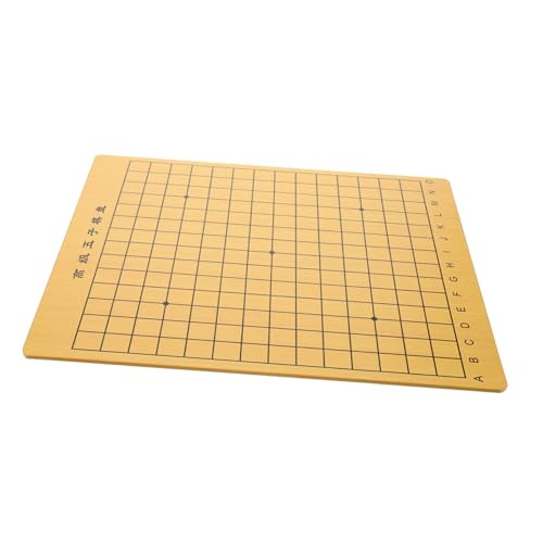 BESTonZON Holz Doppeltes Schachbrett Gobang und Chinesisches Schachbrett Kompakt Tragbar Glatt Poliert für Brettspiel Fans Zuhause von BESTonZON