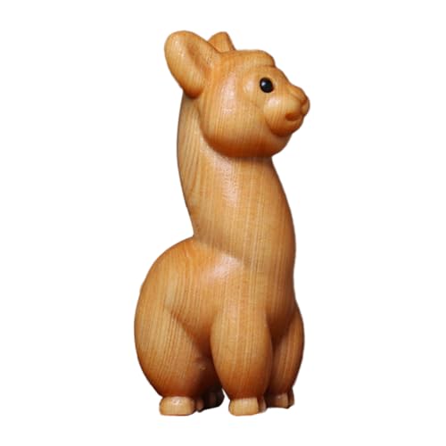 BESTonZON Holz Geschnitztes Alpaka Desktop-Ornament Holzschnitzerei Alpaka Desktop-Geschnitzte Tierskulptur Alpaka-miniaturfiguren Alpaka-Figuren Wohnkultur Tierfigur Khaki Hölzern BESTonZON Holz Geschnitztes Alpaka Desktop-Ornament Holzschnitzerei Alpaka Desktop-Geschnitzte Tierskulptur Alpaka-miniaturfiguren Alpaka-Figuren Wohnkultur Tierfigur Khaki Hölzern von BESTonZON