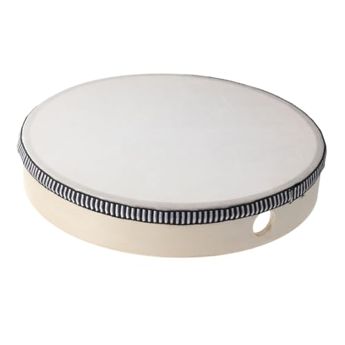 BESTonZON Holz Handtrommel Orff Percussion Musikinstrument Groß Pädagogisches für Junge Mädchen Rhythmusförderung und Kreativitätsspielzeug BESTonZON Holz Handtrommel Orff Percussion Musikinstrument Groß Pädagogisches für Junge Mädchen Rhythmusförderung und Kreativitätsspielzeug von BESTonZON