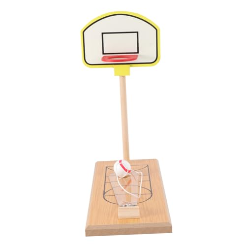 BESTonZON Holz Mini Tisch Basketballspiel Finger Basketball Game Umweltfreundlich Ab Jahren Eltern Junge Mädchen Interaktives Sportspielzeug Kreativitätsfördernd und Handkoordination von BESTonZON