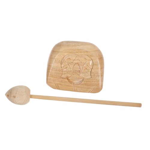 BESTonZON Holz Musikinstrument Holzklangblock Percussion Instrument Lernspielzeug Fördert Musikalische Fähigkeiten aus Hochwertigem Holz Einfache Handhabung und Angenehmer von BESTonZON