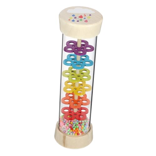 BESTonZON Holz Regenstick Musikinstrument für Frühe Bildung Sanfte Regengeräusche Handgefertigt Fördert Hörentwicklung und Hand Auge Koordination Geeignet für Kleinkinder und Vorschulkinder BESTonZON Holz Regenstick Musikinstrument für Frühe Bildung Sanfte Regengeräusche Handgefertigt Fördert Hörentwicklung und Hand Auge Koordination Geeignet für Kleinkinder und Vorschulkinder von BESTonZON