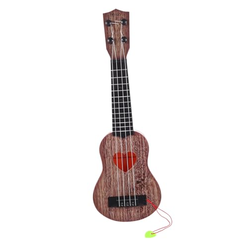 BESTonZON Holz Ukulele für Klassisches Musikinstrument Sicher Poliert Fördert Motorische Fähigkeiten Geschenk für Anfänger und Kleinkinder Spielerisches Lernen von BESTonZON