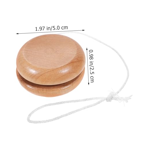 BESTonZON Holz Yo Yo Unisex Outdoor Fingerfertigkeit Training Koordination Übung Hand Auge Koordination Robust Leicht Tragbar Einfaches Design von BESTonZON