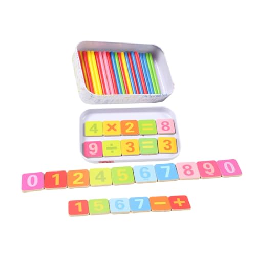 BESTonZON Holz zählstäbe Lernspielzeug Montessori Mathe Stäbe für Ab Vorschule Zahlenverständnis Bunte Glatte Holzklötze Pädagogisches Rechenhilfe BESTonZON Holz zählstäbe Lernspielzeug Montessori Mathe Stäbe für Ab Vorschule Zahlenverständnis Bunte Glatte Holzklötze Pädagogisches Rechenhilfe von BESTonZON
