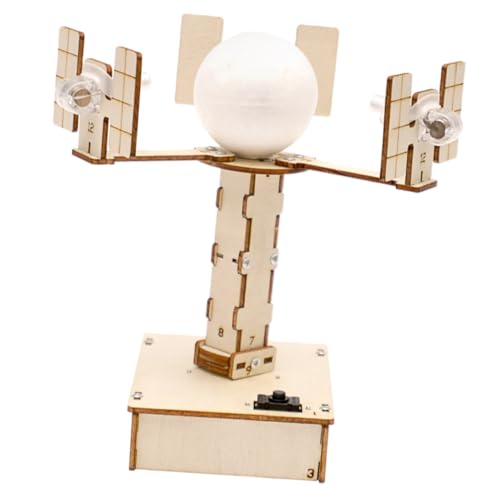BESTonZON Holzmodellbausatz DIY Satellitenmodell Bausatz Wissenschaftliches Experimentierspielzeug für Stem Bildung Handwerk Lernspielzeug von BESTonZON