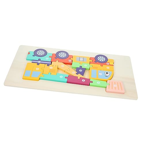 BESTonZON Holzpuzzle Cartoon Pädagogisches Lernspielzeug für Kleinkinder Fördert Feinmotorik Hand Augen Koordination und Eltern Junge Mädchen Interaktion Kompakt für Zuhause und Reisen BESTonZON Holzpuzzle Cartoon Pädagogisches Lernspielzeug für Kleinkinder Fördert Feinmotorik Hand Augen Koordination und Eltern Junge Mädchen Interaktion Kompakt für Zuhause und Reisen von BESTonZON