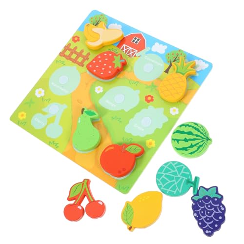 BESTonZON Holzpuzzle Lernspielzeug für Kleinkinder Montessori Motorikspielzeug mit Großen Pädagogisches Sicheres Kinderpuzzle Hand Auge Koordination und Kognitiven Fähigkeiten BESTonZON Holzpuzzle Lernspielzeug für Kleinkinder Montessori Motorikspielzeug mit Großen Pädagogisches Sicheres Kinderpuzzle Hand Auge Koordination und Kognitiven Fähigkeiten von BESTonZON