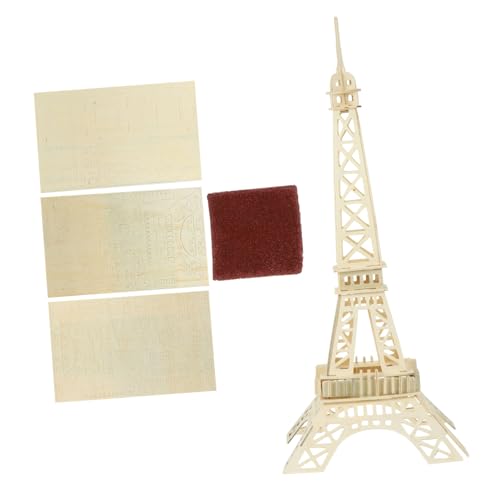 BESTonZON Holzpuzzle Modell Eiffelturm Bastelset DIY Kreatives Holzspielzeug für Erwachsene Lernspielzeug Fördert Geduld Vorstellungskraft und Praktische Fähigkeiten Dekoratives BESTonZON Holzpuzzle Modell Eiffelturm Bastelset DIY Kreatives Holzspielzeug für Erwachsene Lernspielzeug Fördert Geduld Vorstellungskraft und Praktische Fähigkeiten Dekoratives von BESTonZON