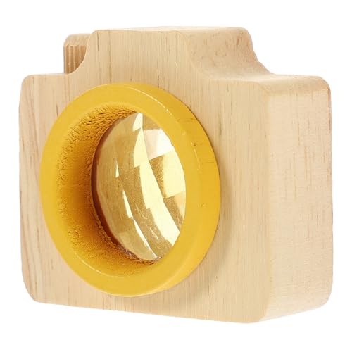 BESTonZON Holzspielzeug Kamera Design Lernspielzeug für Farb und Formwahrnehmung Kreativitätsfördernd Leicht Tragbar für Kleinkinder Jahre Pädagogisches von BESTonZON