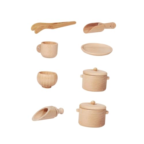 BESTonZON Holzspielzeug Küchengeschirr Set Teilig Kinderküche Simulation Lernspielzeug ohne Scharfe Kanten Pädagogisch Fördert Feinmotorik und Fantasie Ab Jahre BESTonZON Holzspielzeug Küchengeschirr Set Teilig Kinderküche Simulation Lernspielzeug ohne Scharfe Kanten Pädagogisch Fördert Feinmotorik und Fantasie Ab Jahre von BESTonZON