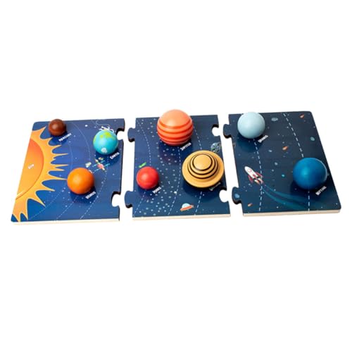 BESTonZON Holzspielzeug Planeten Puzzle Montessori Lernspielzeug für Ab Jahren Kognitives Weltraum Matching mit Motorischer und Frühkindlicher Entwicklung Interaktives Eltern Junge Mädchen BESTonZON Holzspielzeug Planeten Puzzle Montessori Lernspielzeug für Ab Jahren Kognitives Weltraum Matching mit Motorischer und Frühkindlicher Entwicklung Interaktives Eltern Junge Mädchen von BESTonZON
