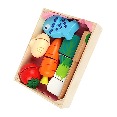 BESTonZON Holzspielzeug Set Für Simulationsküche Mit Gemü Und Frühstückszubehör Interaktive Küchenspielzeuge Für Kreatives Perfekt Für ädchen Und Jungen Ideal Für Rollenspiele Und BESTonZON Holzspielzeug Set Für Simulationsküche Mit Gemü Und Frühstückszubehör Interaktive Küchenspielzeuge Für Kreatives Perfekt Für ädchen Und Jungen Ideal Für Rollenspiele Und von BESTonZON