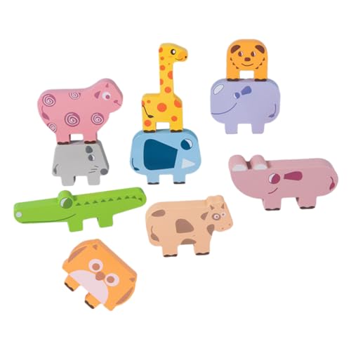 BESTonZON Holzspielzeug Stapelspiel Tiere Lernspiel Motorikfördernd Pädagogisch Sicher Geschenkidee für Kleinkinder BESTonZON Holzspielzeug Stapelspiel Tiere Lernspiel Motorikfördernd Pädagogisch Sicher Geschenkidee für Kleinkinder von BESTonZON