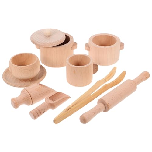 BESTonZON Holzspielzeug Teeservice Set Für 1 Set Aus Inklusive Tassen Und Tellern Ideal Für Rollenspiele Und Teeparty Geeignet Für ädchen Und Kleinkinder Pädagogisches BESTonZON Holzspielzeug Teeservice Set Für 1 Set Aus Inklusive Tassen Und Tellern Ideal Für Rollenspiele Und Teeparty Geeignet Für ädchen Und Kleinkinder Pädagogisches von BESTonZON