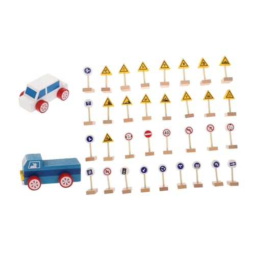 BESTonZON Holzspielzeug Verkehrszeichen Lernspielzeug für Verkehrsregeln Sicher Glatt Pädagogisch Miniatur Straßenschilder Modell Fördert Verkehrssicherheit und Kognitive Entwicklung BESTonZON Holzspielzeug Verkehrszeichen Lernspielzeug für Verkehrsregeln Sicher Glatt Pädagogisch Miniatur Straßenschilder Modell Fördert Verkehrssicherheit und Kognitive Entwicklung von BESTonZON