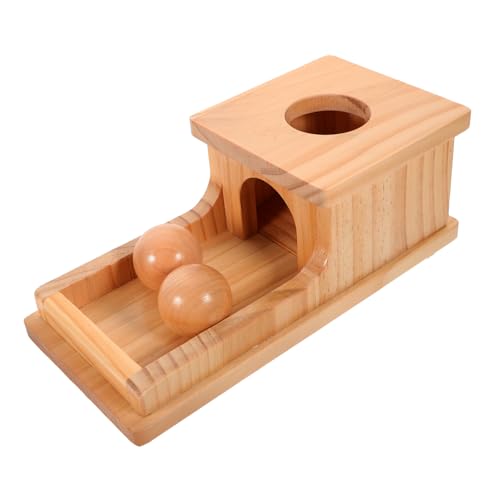 BESTonZON Holzspielzeug für Montessori Ballwurf Box Hand Auge Koordination und Feinmotorik Aktivitätsspielzeug für Kleinkinder aus Nachhaltigem Kiefernholz BESTonZON Holzspielzeug für Montessori Ballwurf Box Hand Auge Koordination und Feinmotorik Aktivitätsspielzeug für Kleinkinder aus Nachhaltigem Kiefernholz von BESTonZON