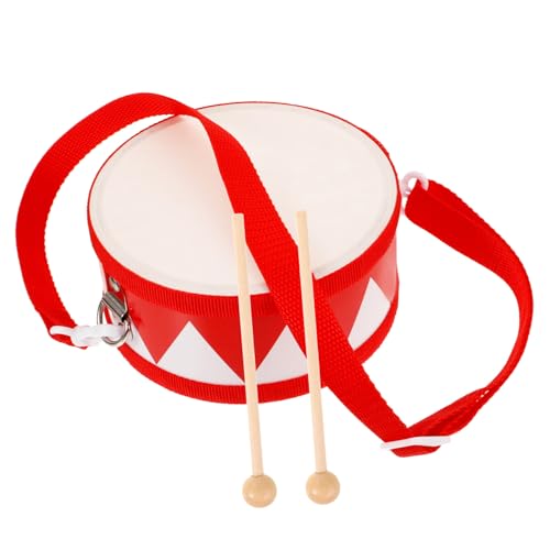 BESTonZON Holztrommel für Verstellbarem Tragegurt Tragbare Robuste Doppel Seiten Snare perkussion für Kleinkinder und Inklusive Trommelstöcken Fördert Musikinteresse BESTonZON Holztrommel für Verstellbarem Tragegurt Tragbare Robuste Doppel Seiten Snare perkussion für Kleinkinder und Inklusive Trommelstöcken Fördert Musikinteresse von BESTonZON