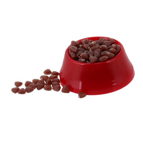 BESTonZON Miniatur-futternapf-Set Für Puppenhäuser Hundefutter-zubehör Mini-futternapf Für Hunde Zum Spielen Im Puppenhaus von BESTonZON